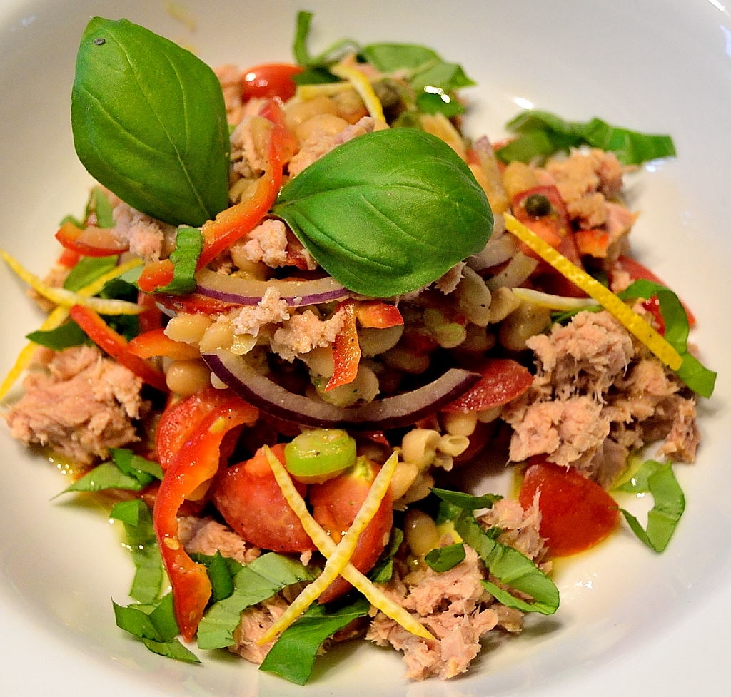 Weisser Bohnen Salat 2 « heat&amp;#39;n&amp;#39;eat