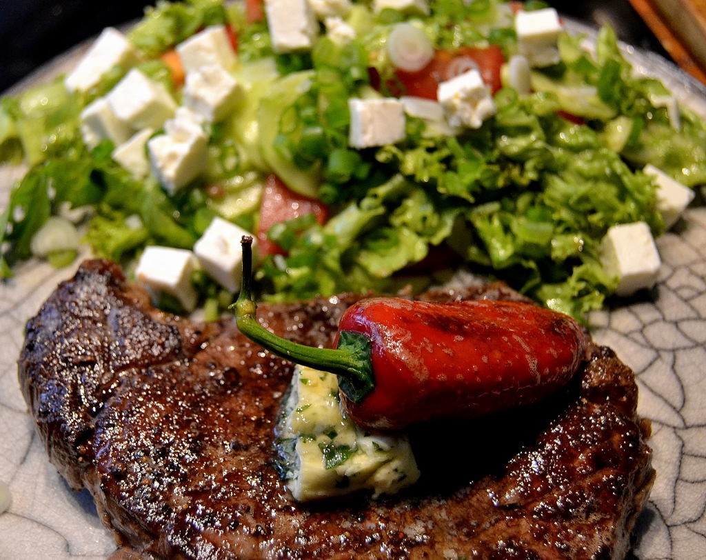 Entrecote Salat Feta « heat&amp;#39;n&amp;#39;eat